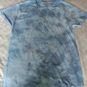 Purple mixed with navy blue